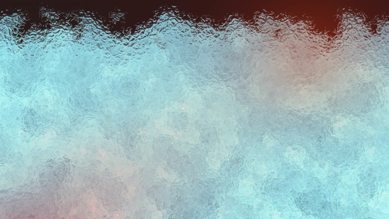 animación de la pantalla congelada sobre un fondo negro