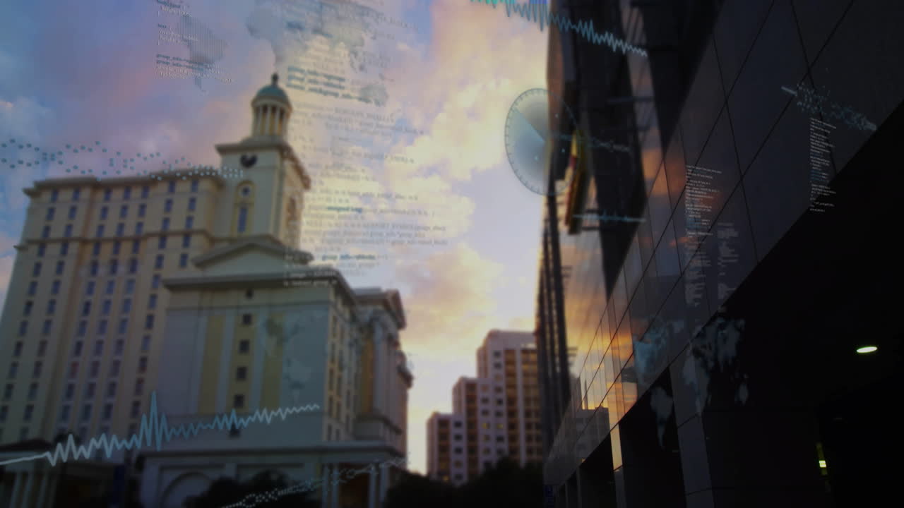 데이터 처리를 통한 도시 풍경의 애니메이션