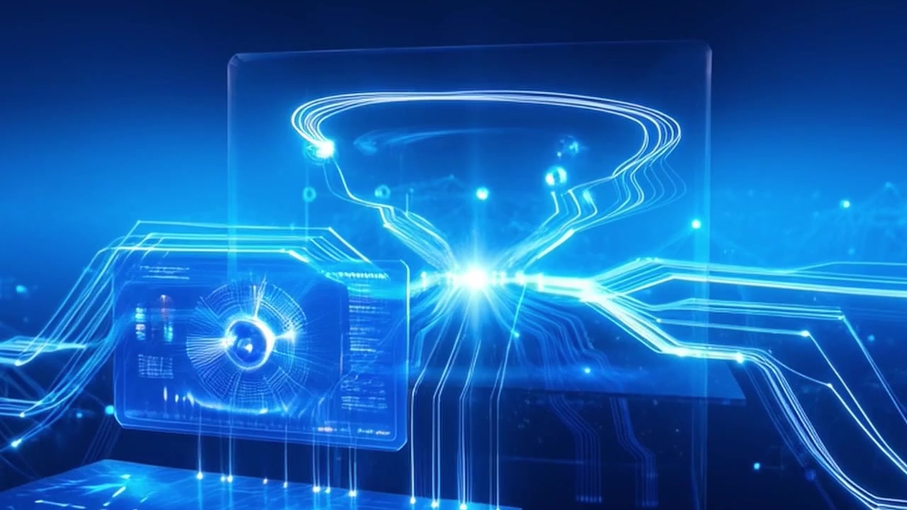Digital Circuitry and Data Flow Visualization on Transparent Screen