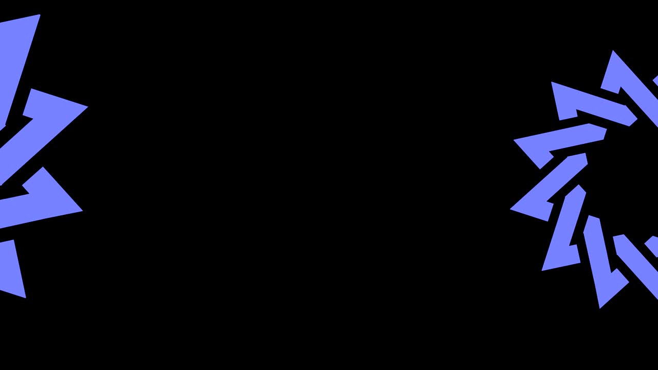 animación de video en un fondo negro mínimo en 4k, en formato de video 16:9