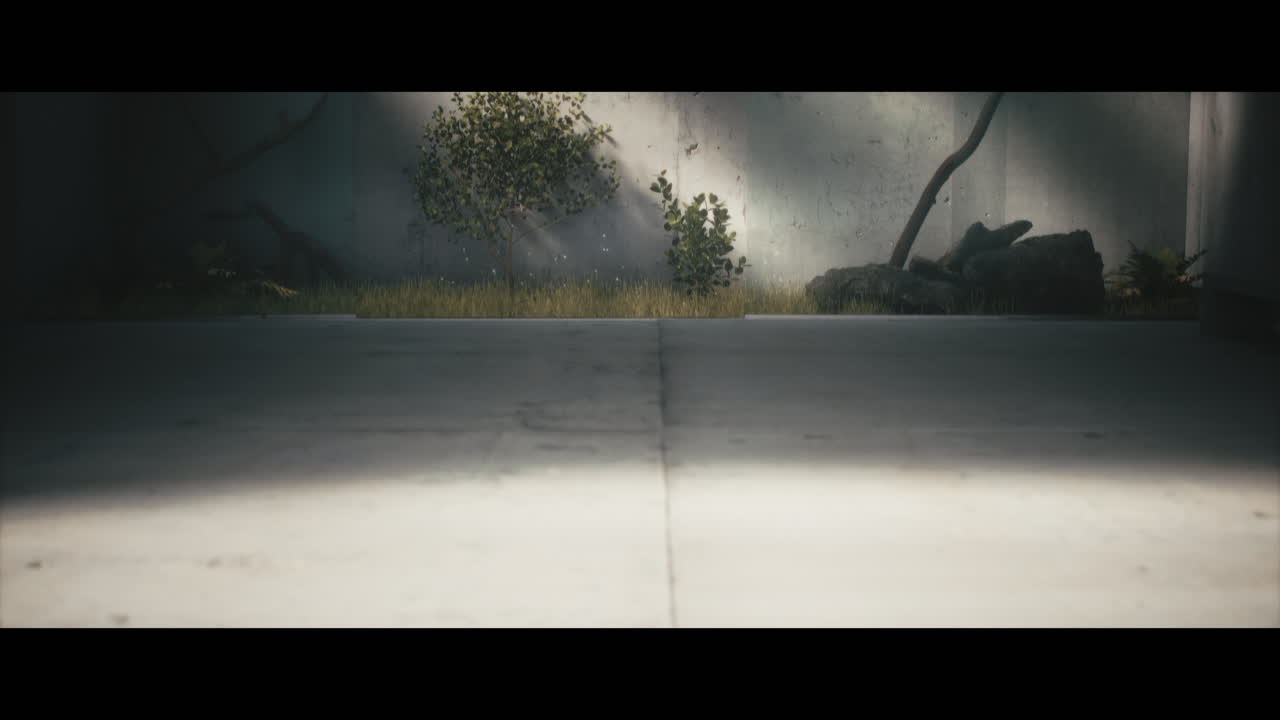 Modern Minimalist Garden Scene