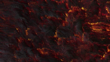 red dwarf. fiery background. infernal dark structure. thermonuclear environment in magnetic fields. magic abstraction. loop.