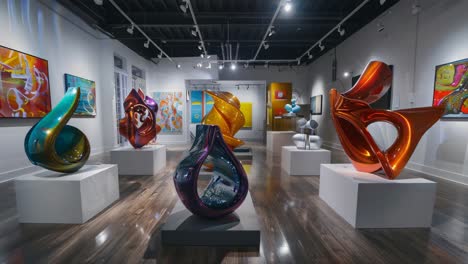 modern art exhibition