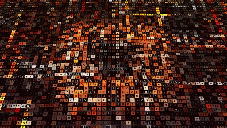 Abstrakt geometrisk mosaikkmønster