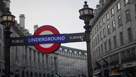 underground sign on london street