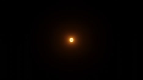 explosión de esfera de partículas brillantes
