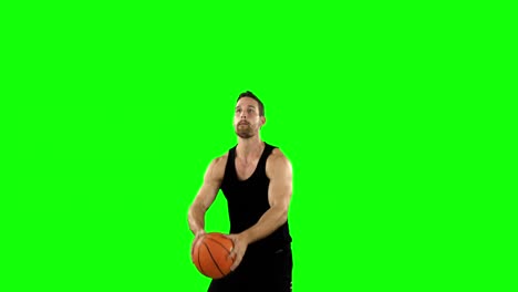 Player-playing-basketball