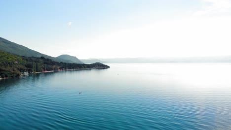 Aerial-shot-of-Macedonia-coast