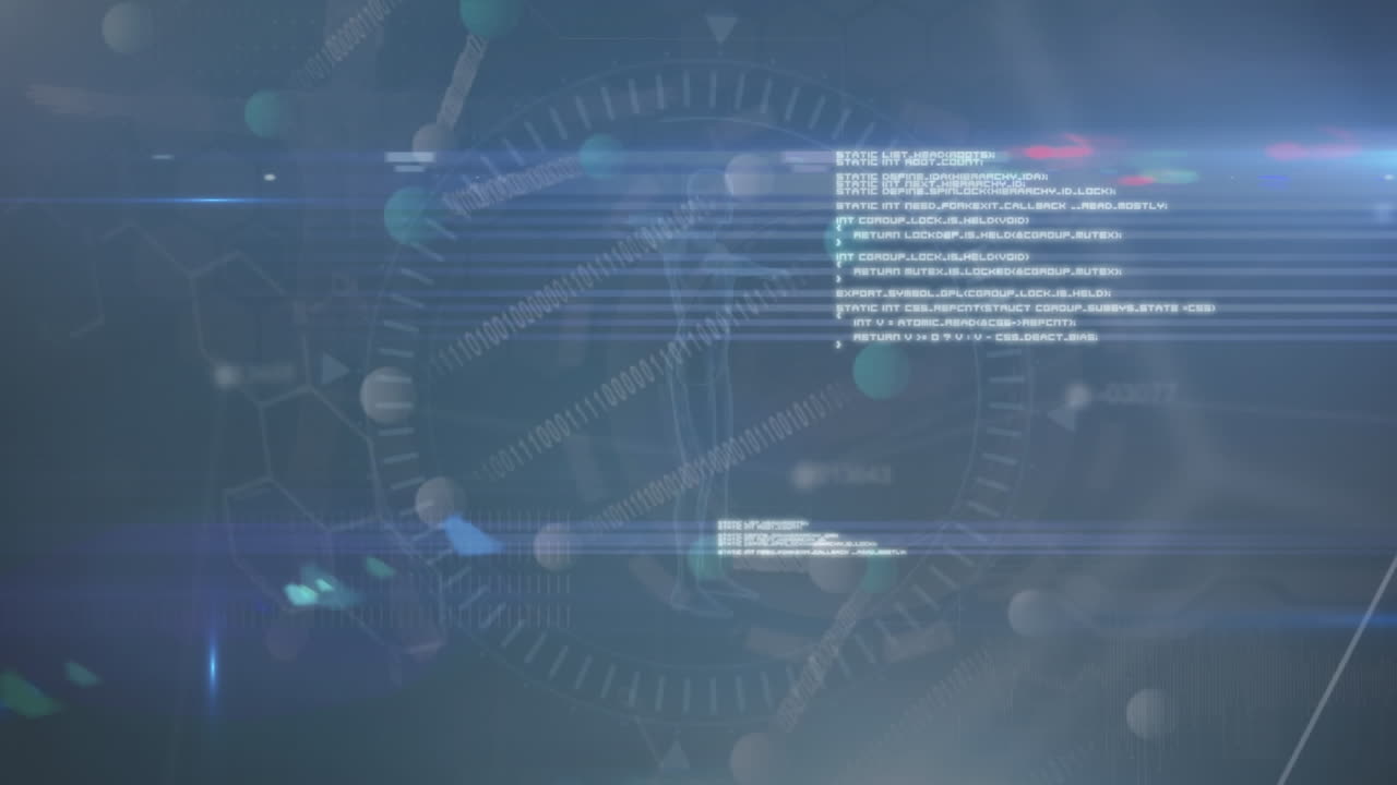 animación de procesamiento de datos con cadena de adn sobre humano digital.