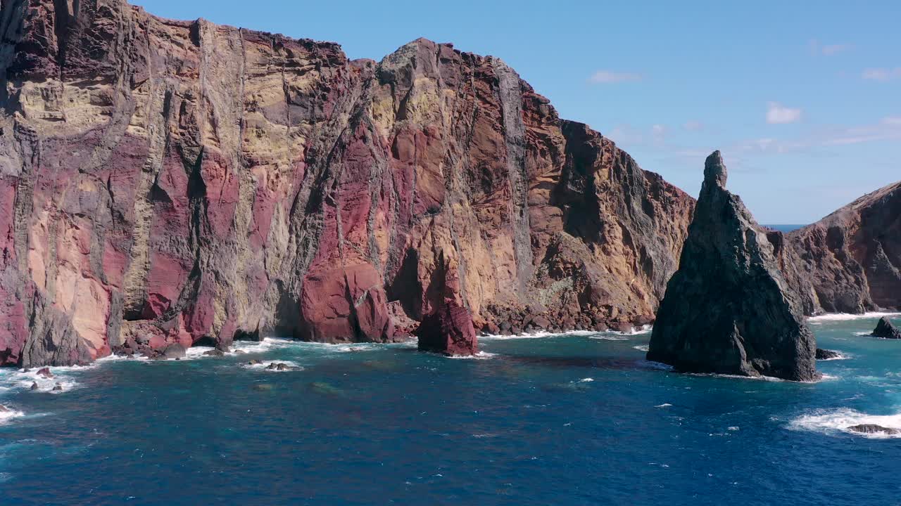 마데이라의 eatsern 부분, ponta de são lourenço의 조감도