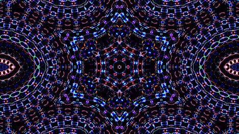 beautiful abstract kaleidoscope that shines, a radiant light that regulates the subtle movements