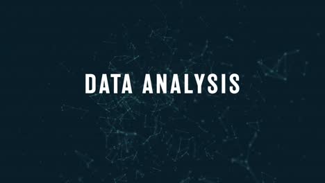 data analysis with polygonal connecting dots and lines