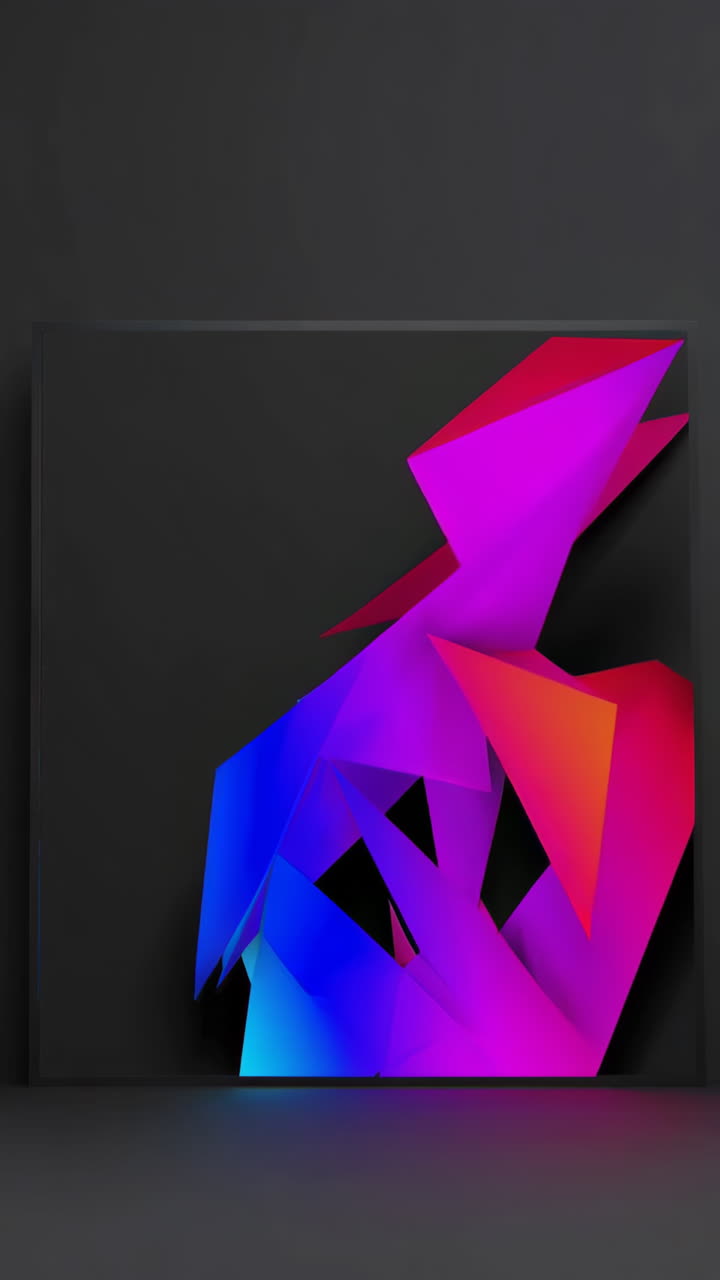 Vibrant Abstract Geometric Compositions