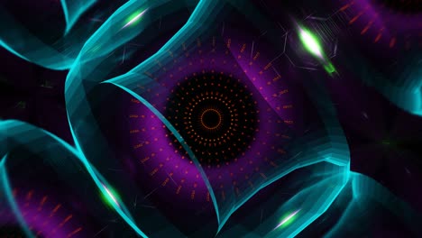 el fondo abstracto de los bucles vj - la abstracción techno.