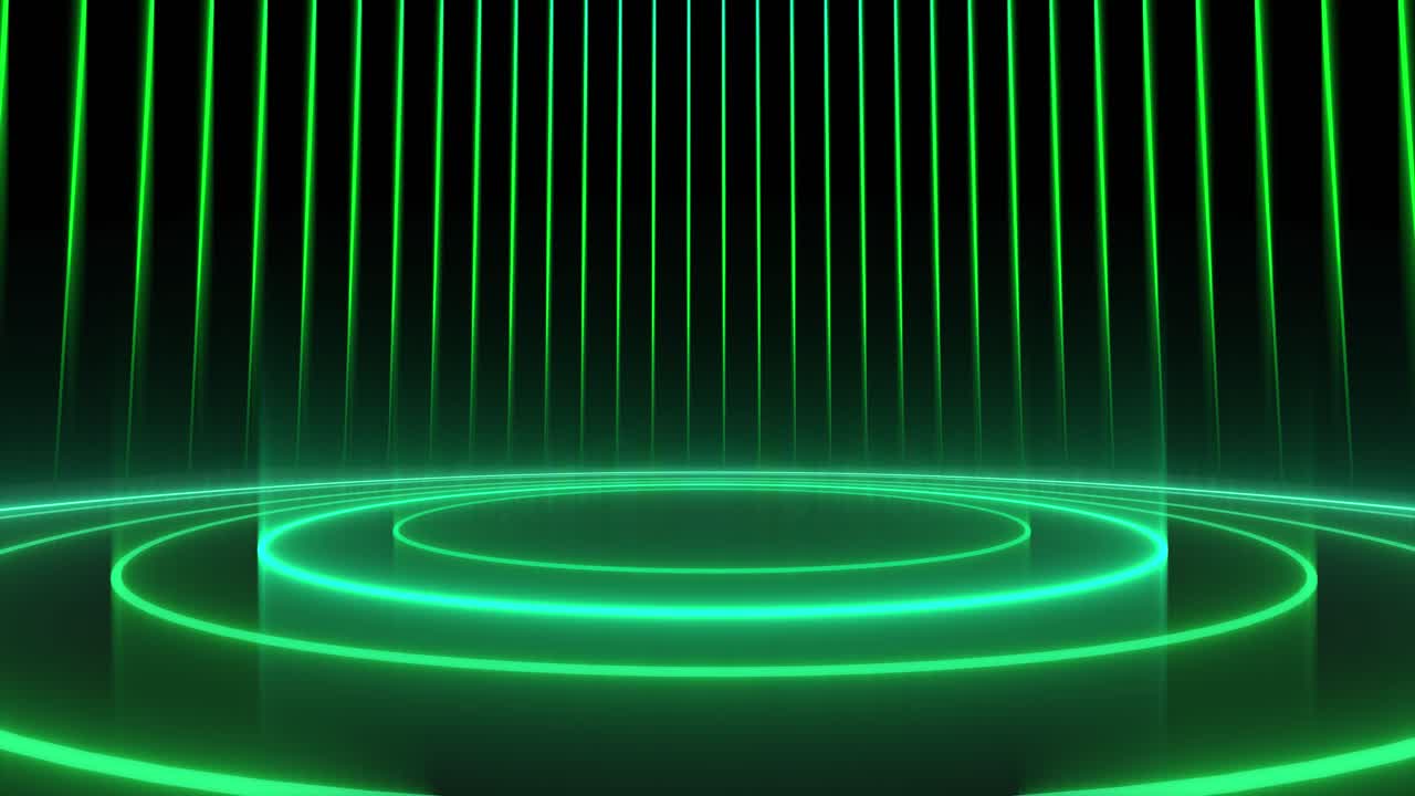 Abstrakt Neongrøn Scene Baggrund