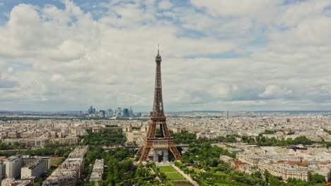 eiffel tower and paris skyline