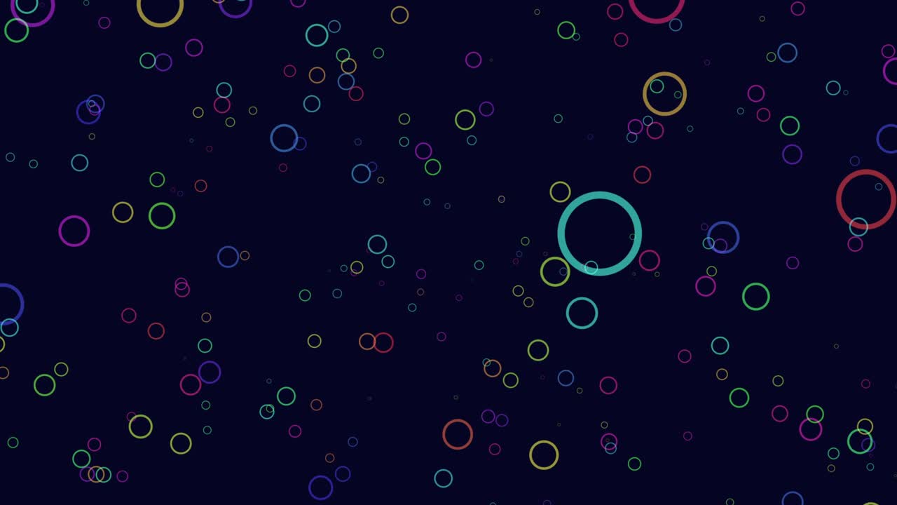 Anelli arcobaleno volano nella galassia oscura