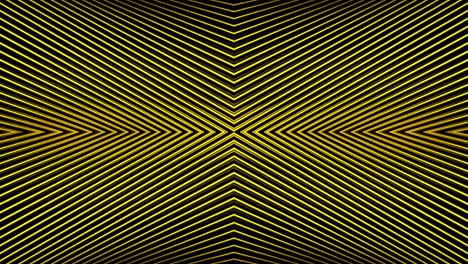 abstract geometric pattern with yellow lines on black background