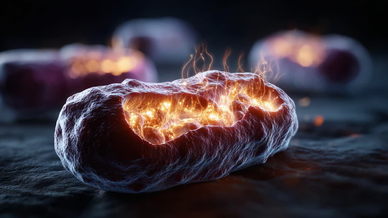 An Intriguing Visualization of Microbial Life, Showcasing Bioluminescent Bacteria in a Dark Environment, Highlighting Their Unique Textures and Vibrant Glow