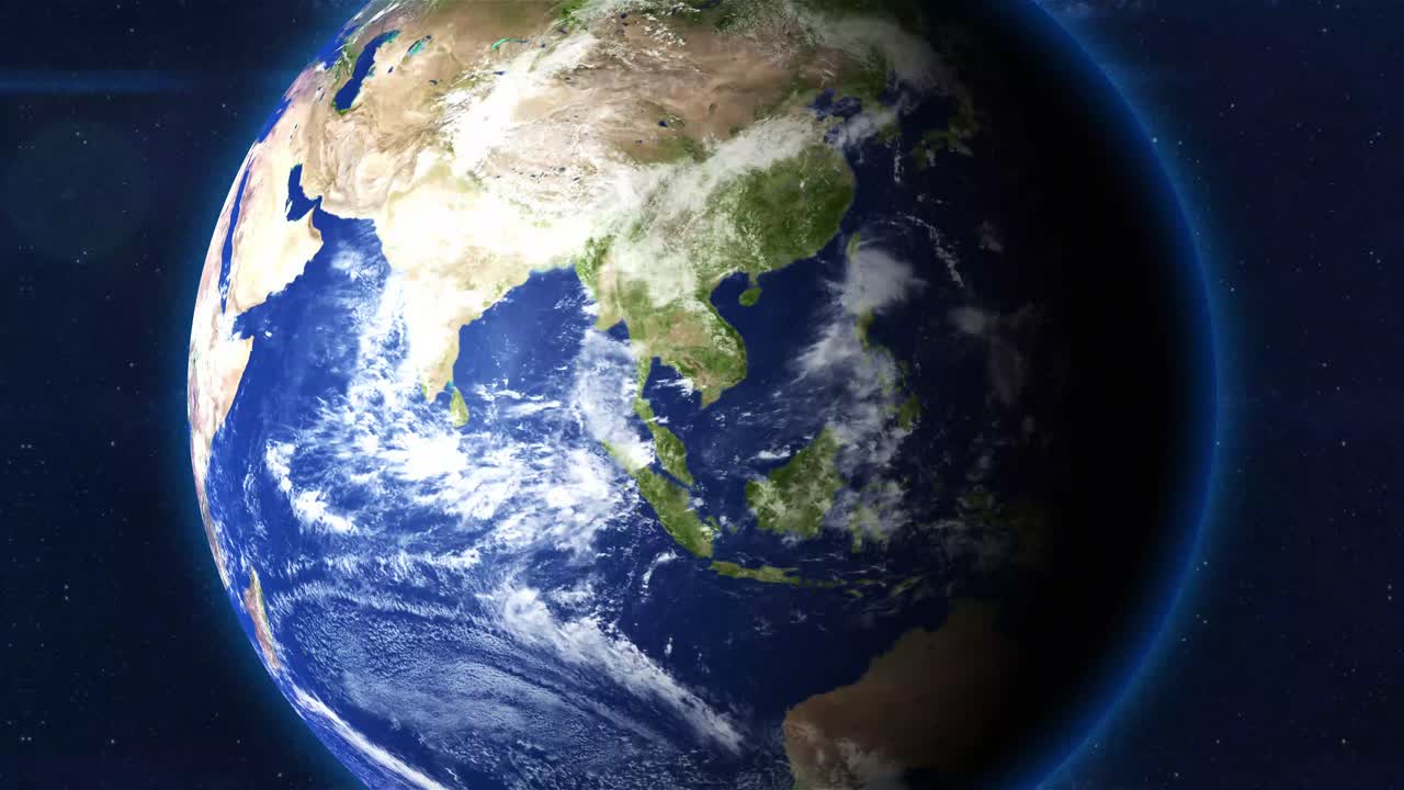 Cinematic Planet Earth Zoom In Sudan - No Highlight