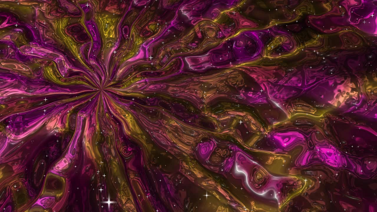 animación abstracta. fondo líquido. hermosa película de pintura digital, película de fondo abstracto. animación en caleidoscopio