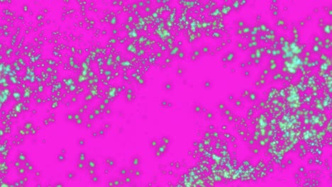 fondo con puntos abstractos de color rosa y verde