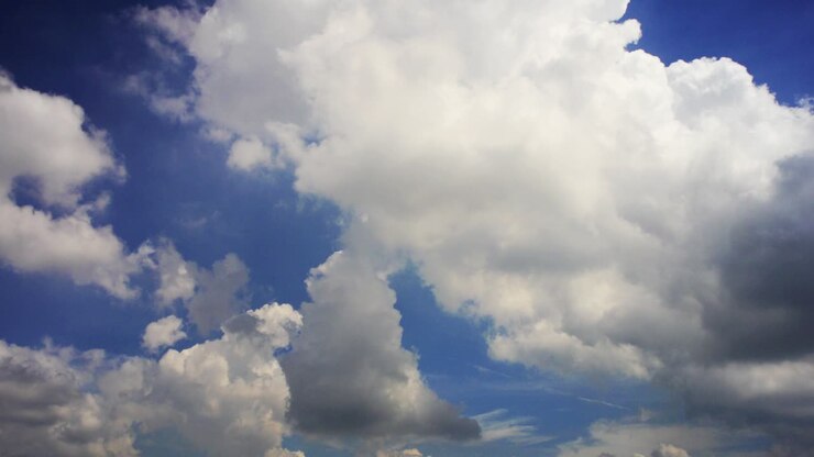 Time Lapse of Dramatic Build up of Tropical Monsoon Cloudy Sky