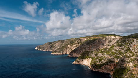 coastal cliffs and azure waters