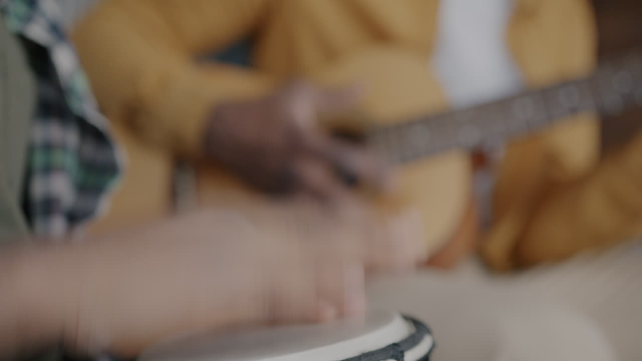Music Session with Djembe and Guitar
