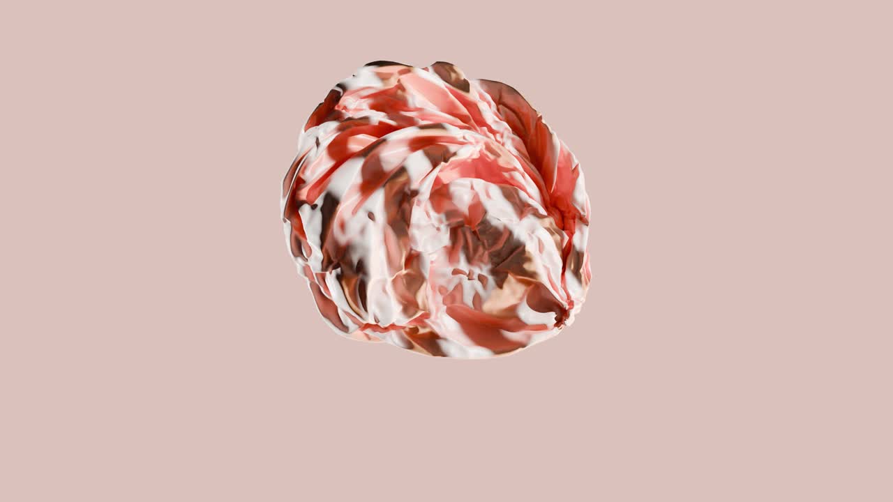 esfera de helado abstracta