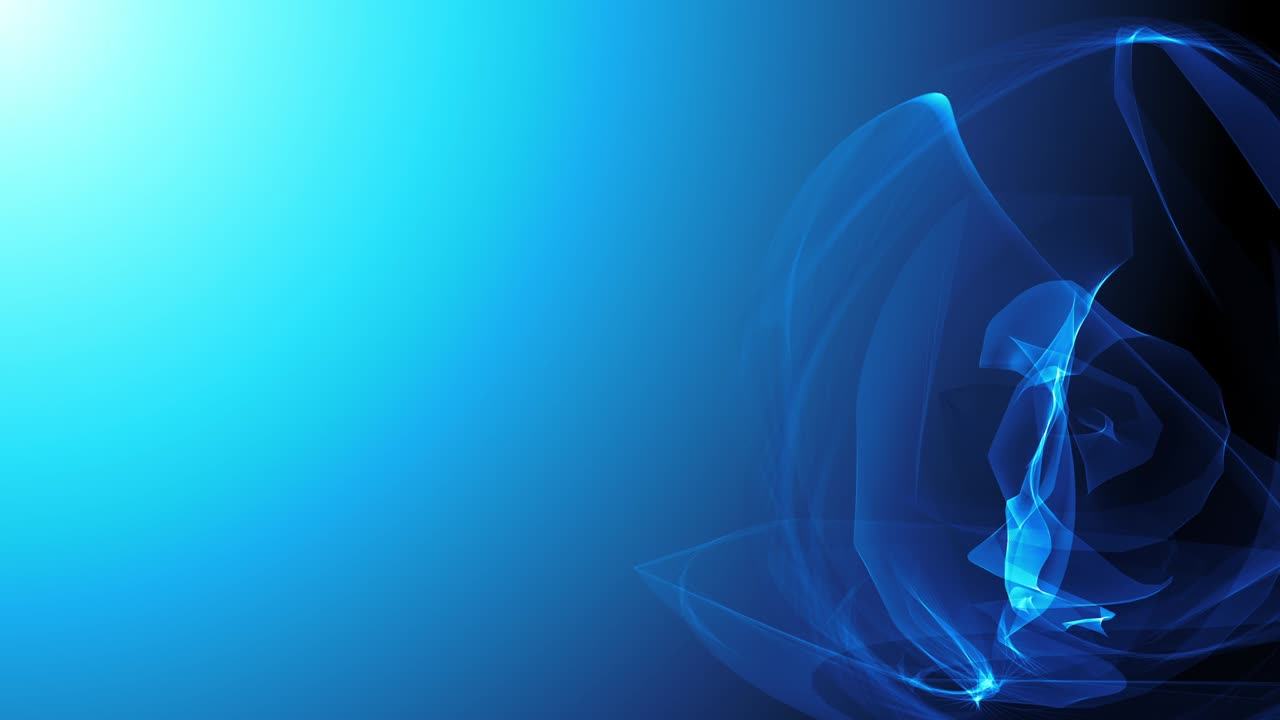 la tecnología futurista anima el concepto de fondo abstracto con espacio de copia vacío. 4k 3d bucle sin costuras luz azul elemento de neón giratorio para la innovación futura fondo de tecnología digital.