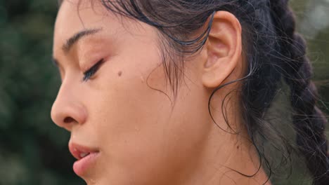 woman after workout