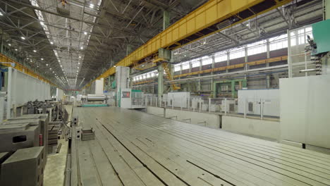 large industrial factory with manufacturing equipment