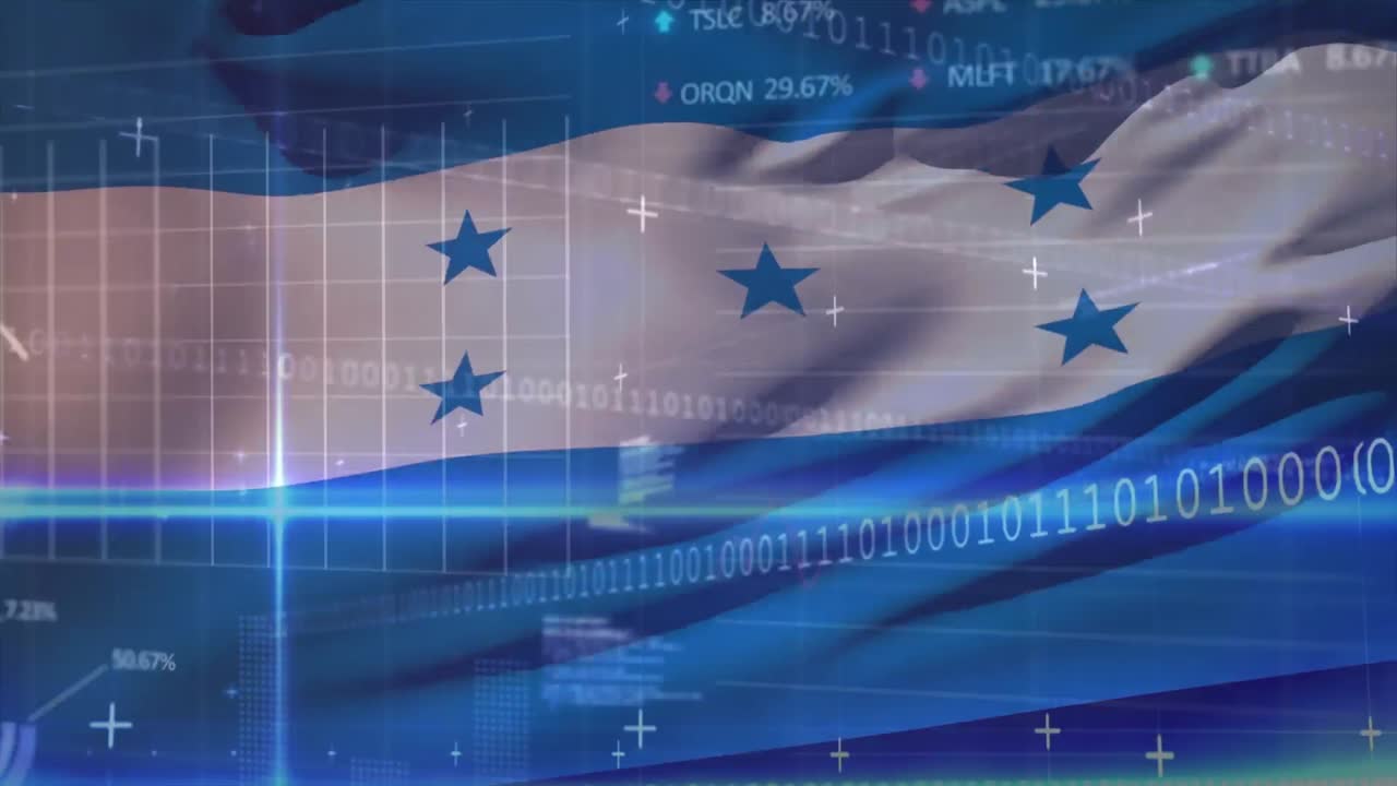 온두라스  ⁇ 발 위의 데이터 처리 애니메이션