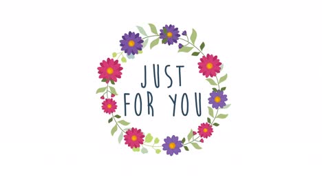 just for you