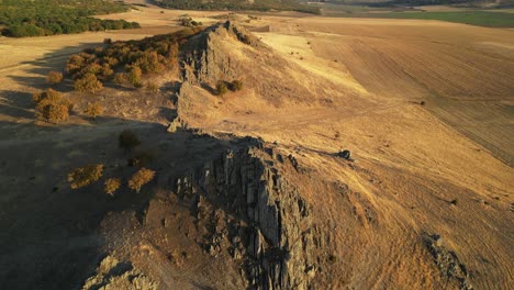 Aerial-View-Of-Rocky-Landscape-In-Macin-National-Park-In-Dobrogea,-Romania