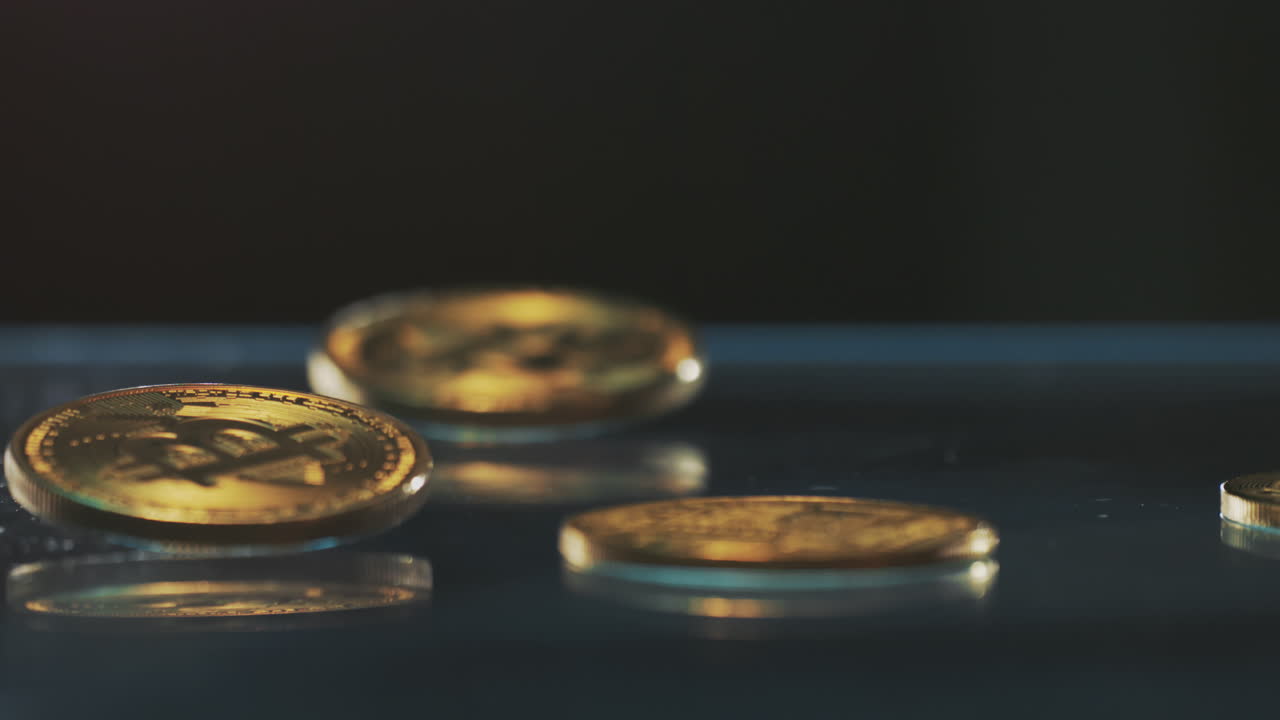 las monedas de bitcoin