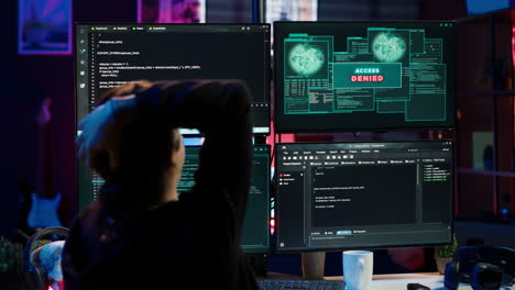 Hacker-getting-access-denied-error-while-doing-computer-sabotage