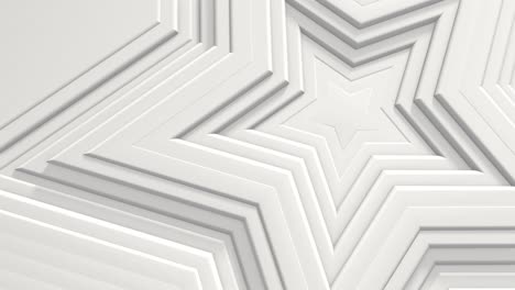 patrón de estrella abstracto con efecto de compensación. la animación es estrellas blancas puras. fondo abstracto para una presentación de negocios. bucles 3d sin costuras con agua. textura blanca