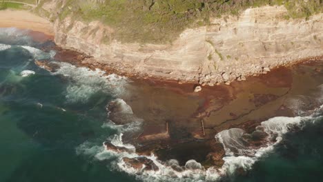 beach and rock textures from around sydney australia