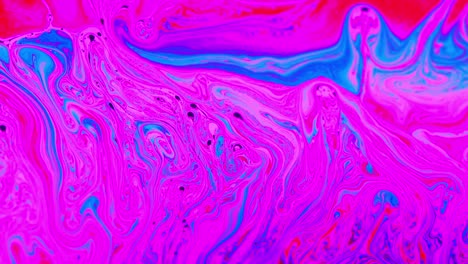 movimiento giratorio de la refracción de la luz: macro toma abstracta