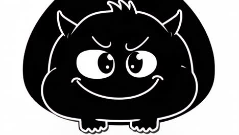 cute cartoon monster