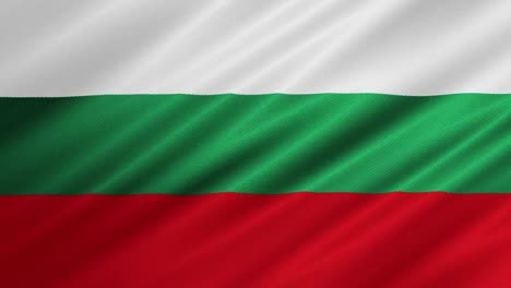 flag of bulgaria waving background