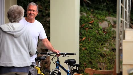 mature couple going for a ride