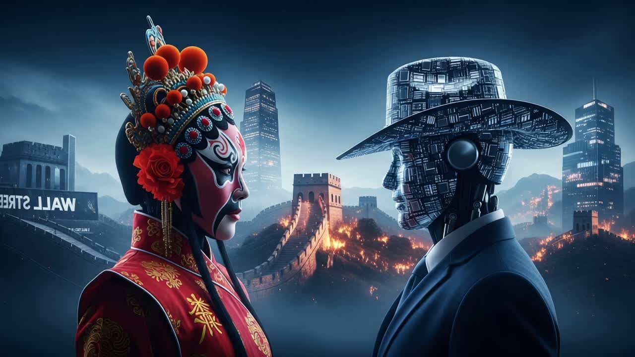 A Futuristic Clash Between Tradition and Technology: An Exquisite Encounter of Cultural Heritage and Advanced Robotics on the Great Wall