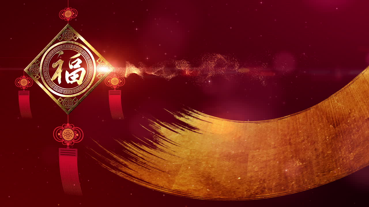 año nuevo chino, año del tigre 2022, también conocido como el festival de primavera con el colgante astrológico del tigre chino para la decoración de fondo de bucle