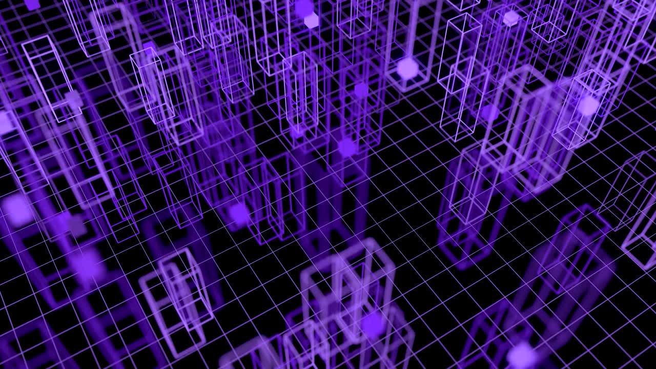 4K Cloud Computing Storage Concept.