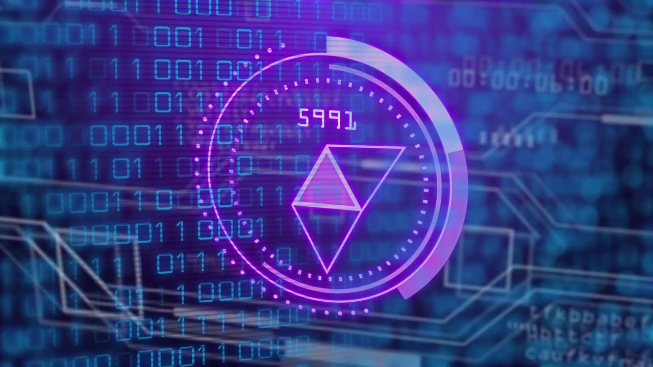 데이터 처리에 대한 범위 스캐닝의 애니메이션