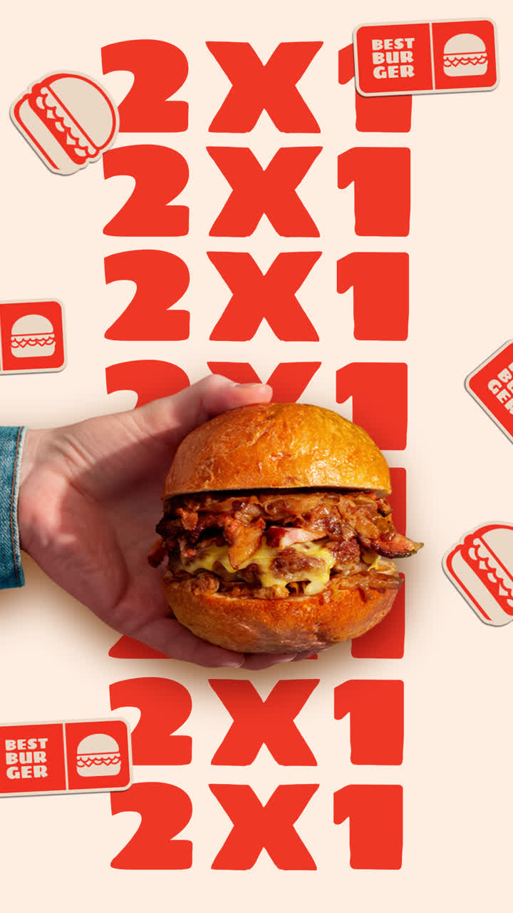 2X1 Burger Promotion with New Flavor