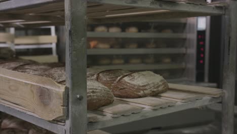 bread production in a bakery